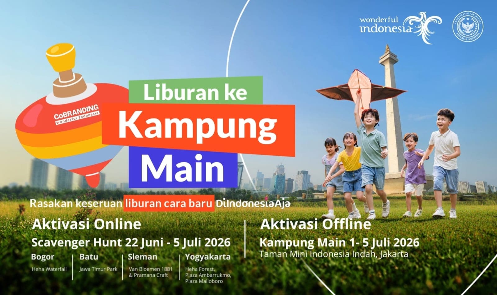 situs slot pro thailand Siaran Pers: Kemenpar Hadirkan Kampung Main untuk Liburan Sekolah yang Seru dan Edukatif